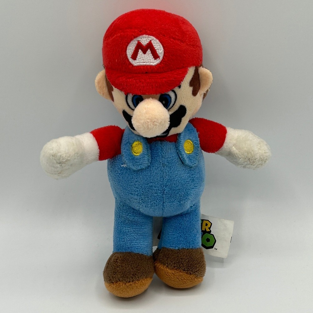Nintendo Super Mario 6.5" Hanging Plush Toy Stuffed Gaming Kids Collectible 2021